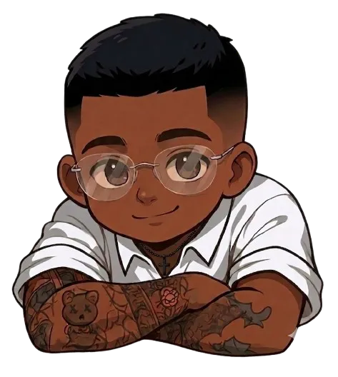 Ilustração chibi de Diego Bernardes