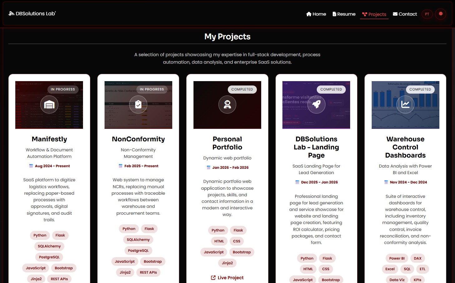MyPortfolio - Projects